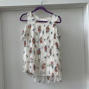 Johnny Was floral off shoulder blouse size S